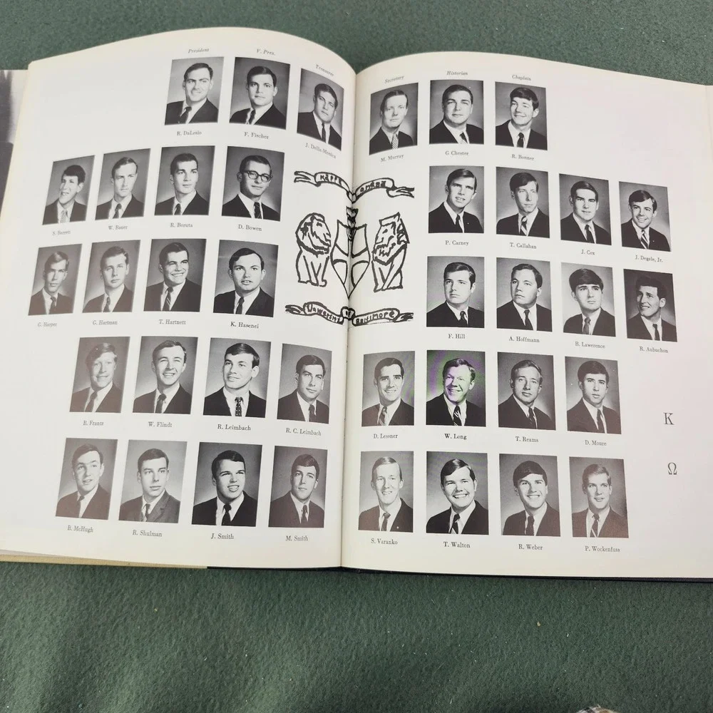 Vintage 1968 University of Baltimore College School Yearbook Maryland Md.